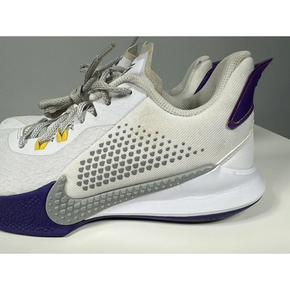 2020 Nike Kobe Bryant Mamba Fury Lakers White Purple‎ Home Sz 8 (CK2087-101)